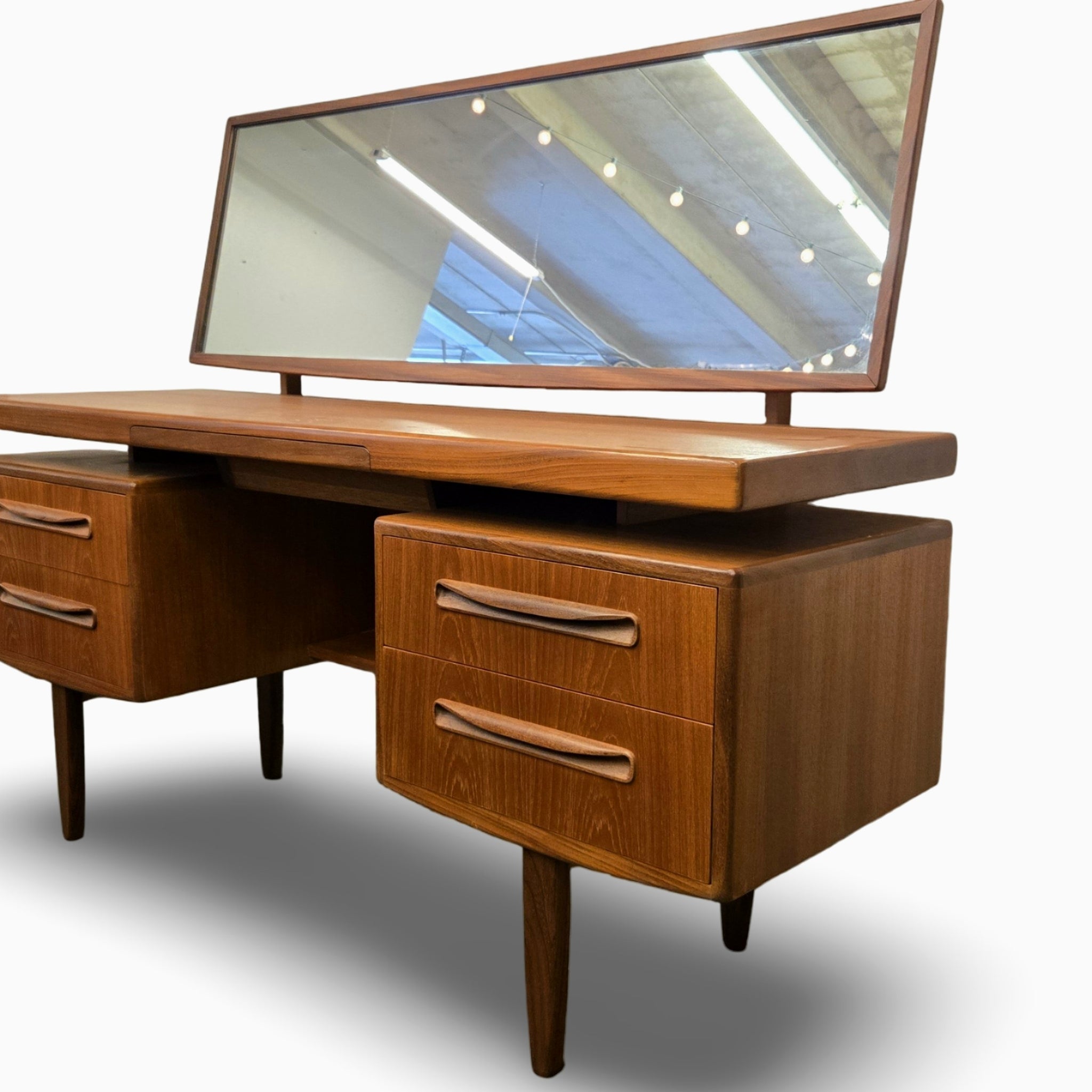 G-Plan Teak Vanity with Mirror